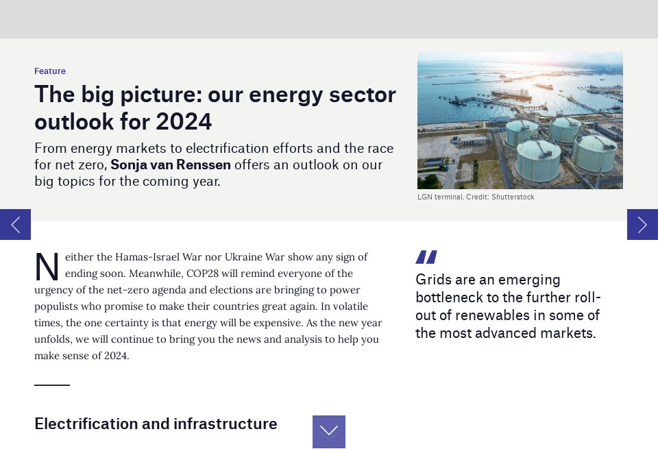 The big picture our energy sector outlook for 2024 Offshore