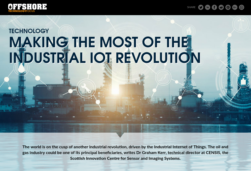 Making the most of the Industrial IoT revolution - Offshore Technology ...