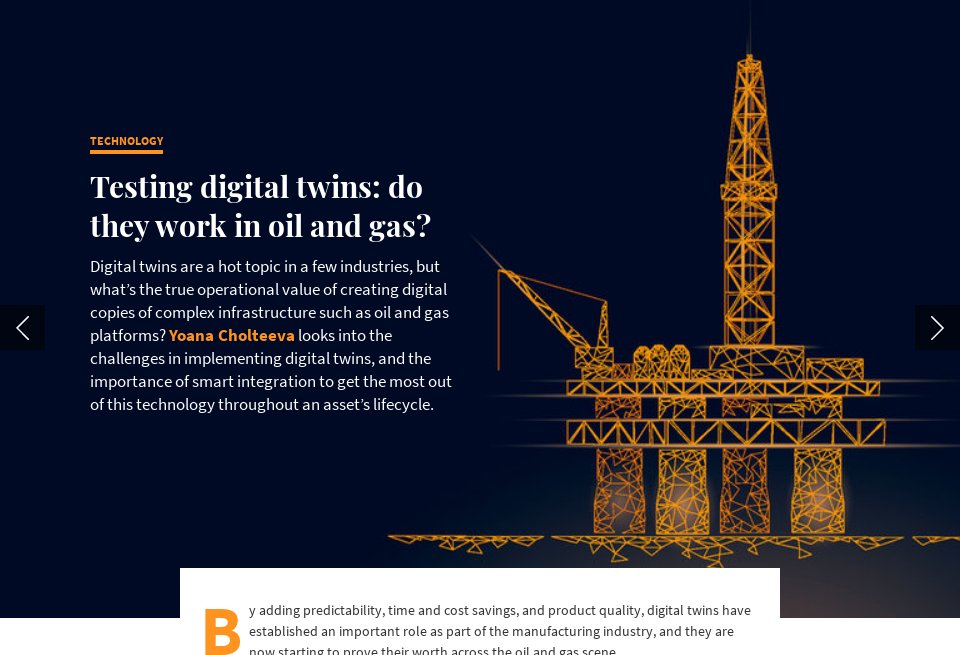 Testing digital twins do they work in oil and gas? Offshore