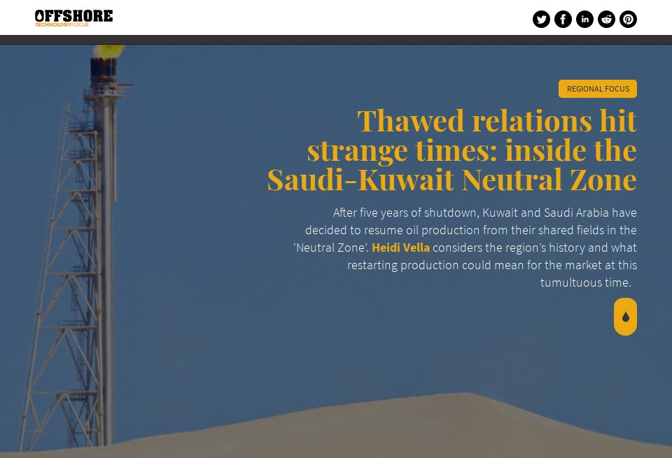 Thawed relations hit strange times inside the SaudiKuwait Neutral