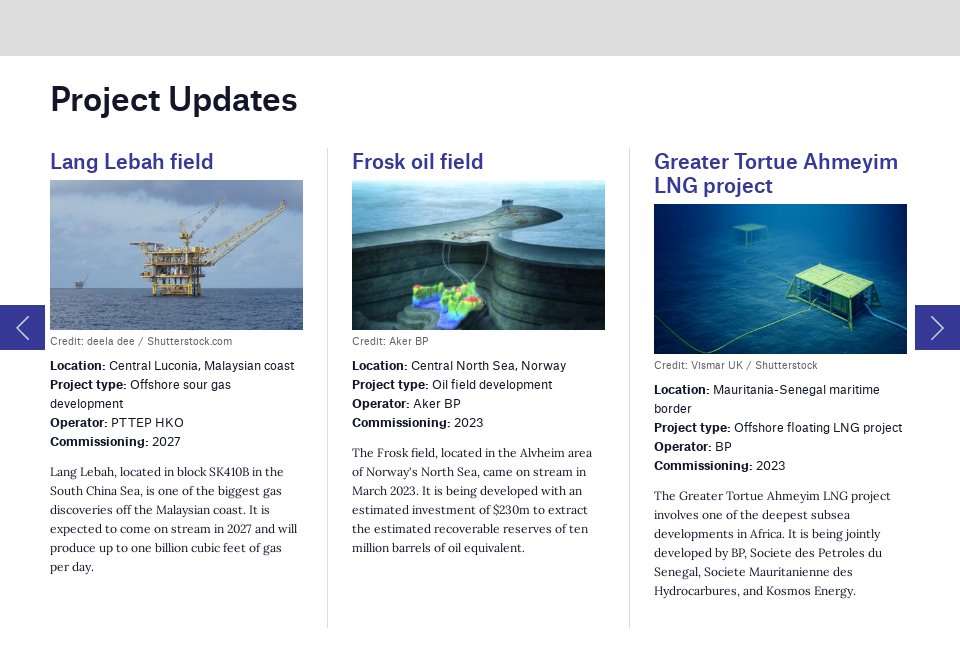 Project Updates - Offshore Technology Focus | Issue 92 | June 2023