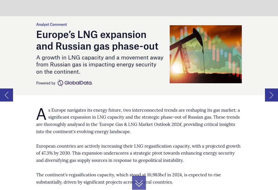 Europe’s LNG expansion and Russian gas phase-out - Offshore Technology ...